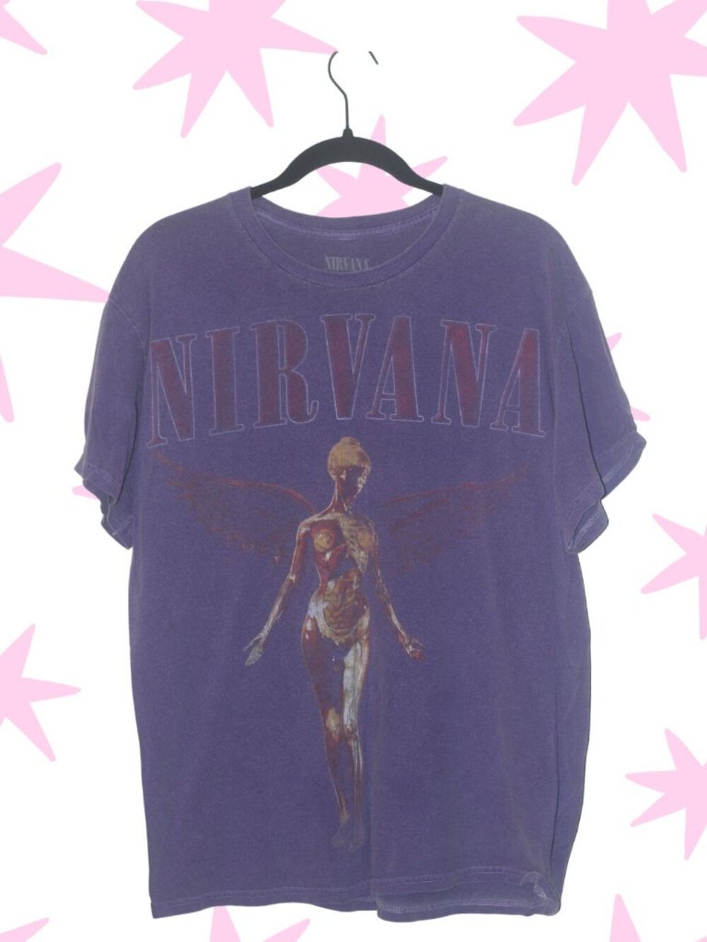 Nirvana In Utero 100% cotton tshirt M